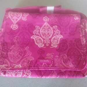 Vera Bradley Messenger Bag in Stamped Paisley